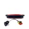 Truck-Lite Led, Red, Oval, 26 Diode, Stop/Turn/Tail, Black Grommet Mount Forget S.S., Straight Pl-3 60050R3 - alternate 5